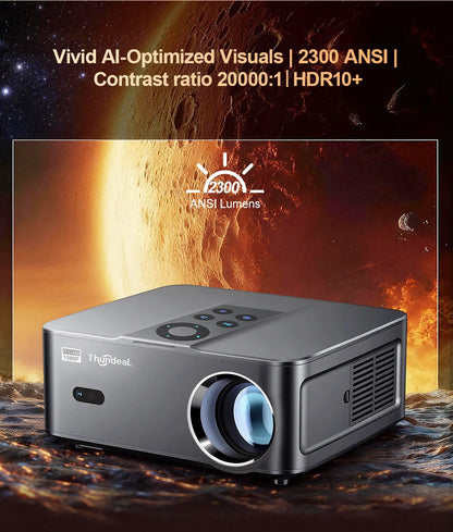 Vidéoprojecteur ThundeaL TD98 Mini Full HD Android | Wi-Fi 6 & Autofocus