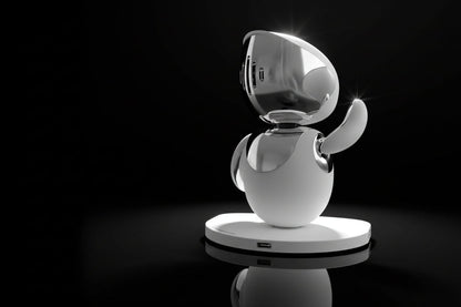 Eilik Chrome Silver - Robot Compagnon Interactif Édition Chromée Premium