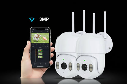 Caméra Extérieure Blurams 2K PTZ 360° - Suivi Intelligent & Vision Nocturne