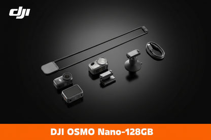 DJI Osmo Nano – Caméra Vlog 4K/60fps Compacte avec Capteur 1/1.3" et Double Micro