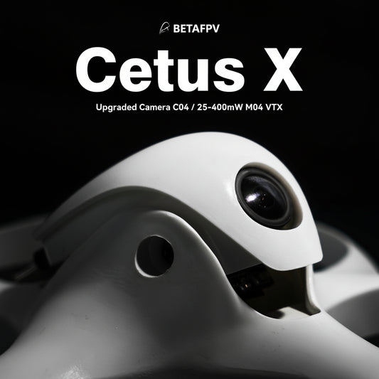 Kit Drone FPV BETAFPV Cetus X Racing + Radiocommande 3CH + Lunettes VR03 - Quadricoptère Immersif Débutant