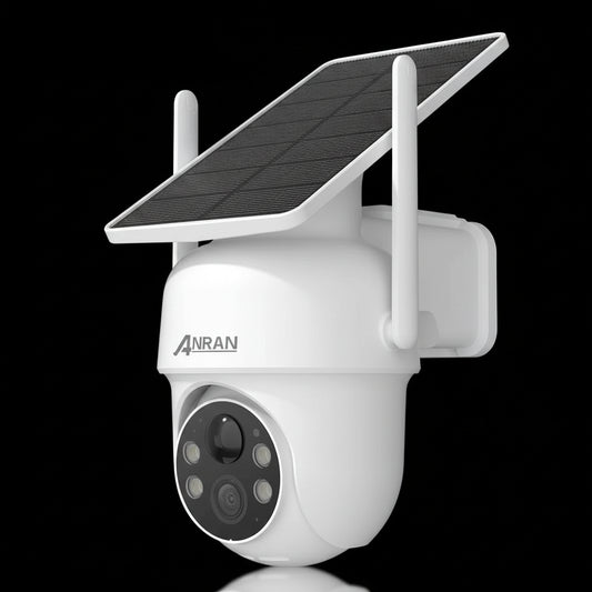 Caméra Solaire ANRAN 5MP WiFi Détection Humaine PIR Extérieur