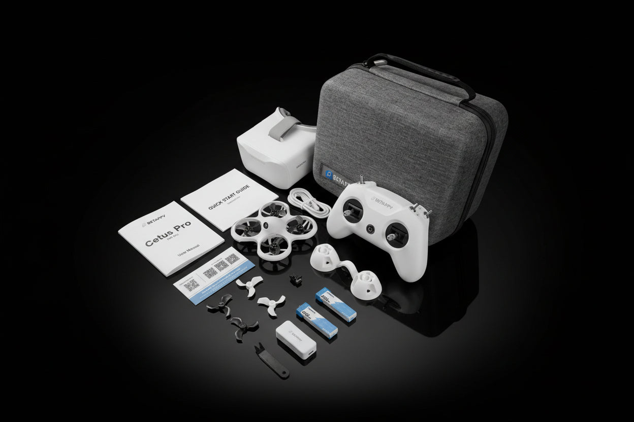 BETAFPV Cetus Pro Kit FPV – Drone Racing Indoor RTF | LiteRadio 2 + VR02 Inclus