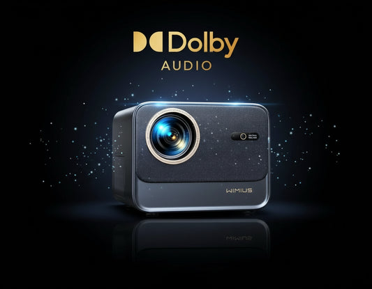 Vidéoprojecteur Wimius 4K Netflix Certifié 30000 Lumens - Full HD 1080P WiFi 6 Auto Focus Dolby Audio - Home Cinéma Daylight Premium