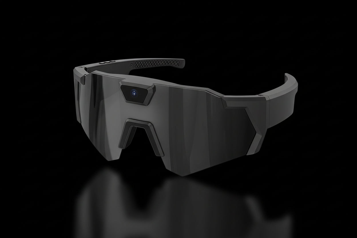 Lunettes Sport Caméra 64GB – Lunettes Connectées Action pour Cyclisme et Sports