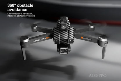 Drone Professionnel AE86 PRO MAX 8K - Gimbal 3 Axes GPS 10km + 1 Batterie