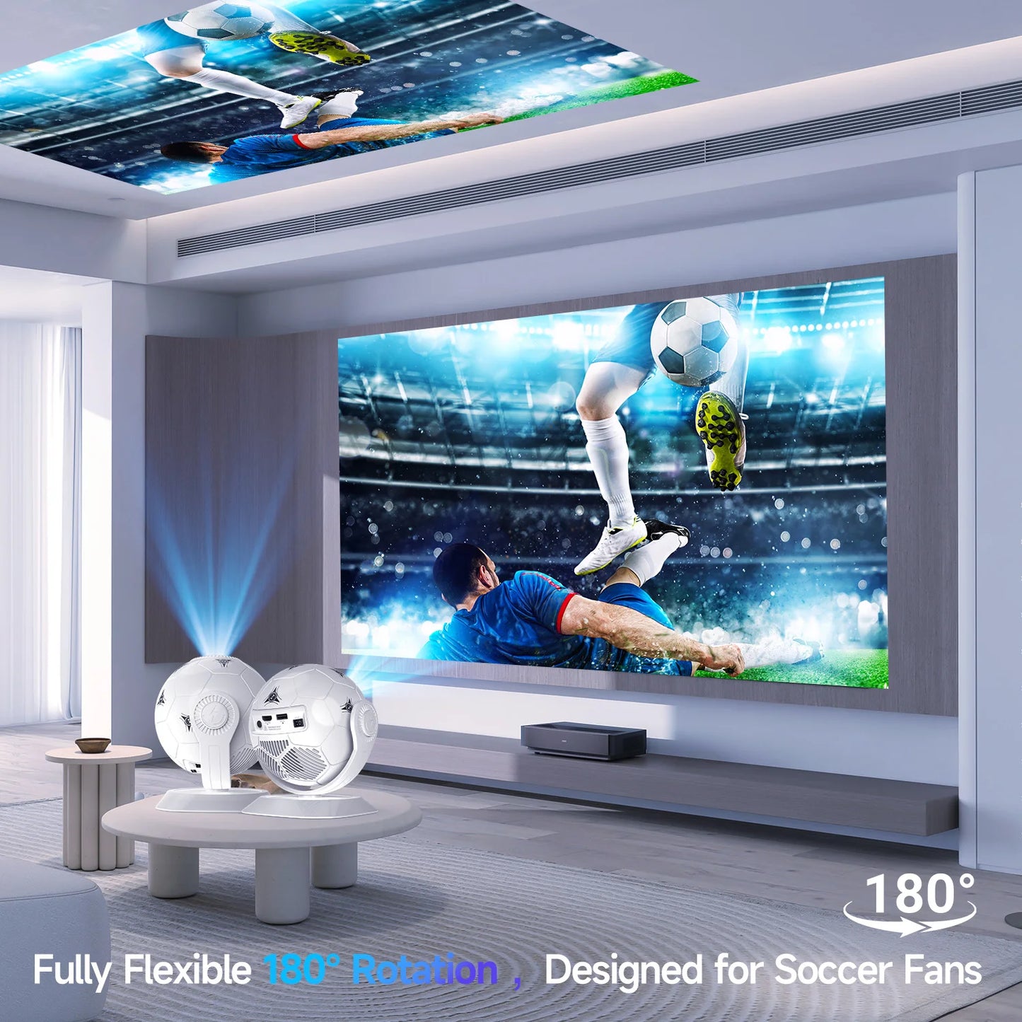 Magcubic HY300F – Vidéoprojecteur Android 14 | 300 ANSI | Wi-Fi 6 | Full HD 1280×720