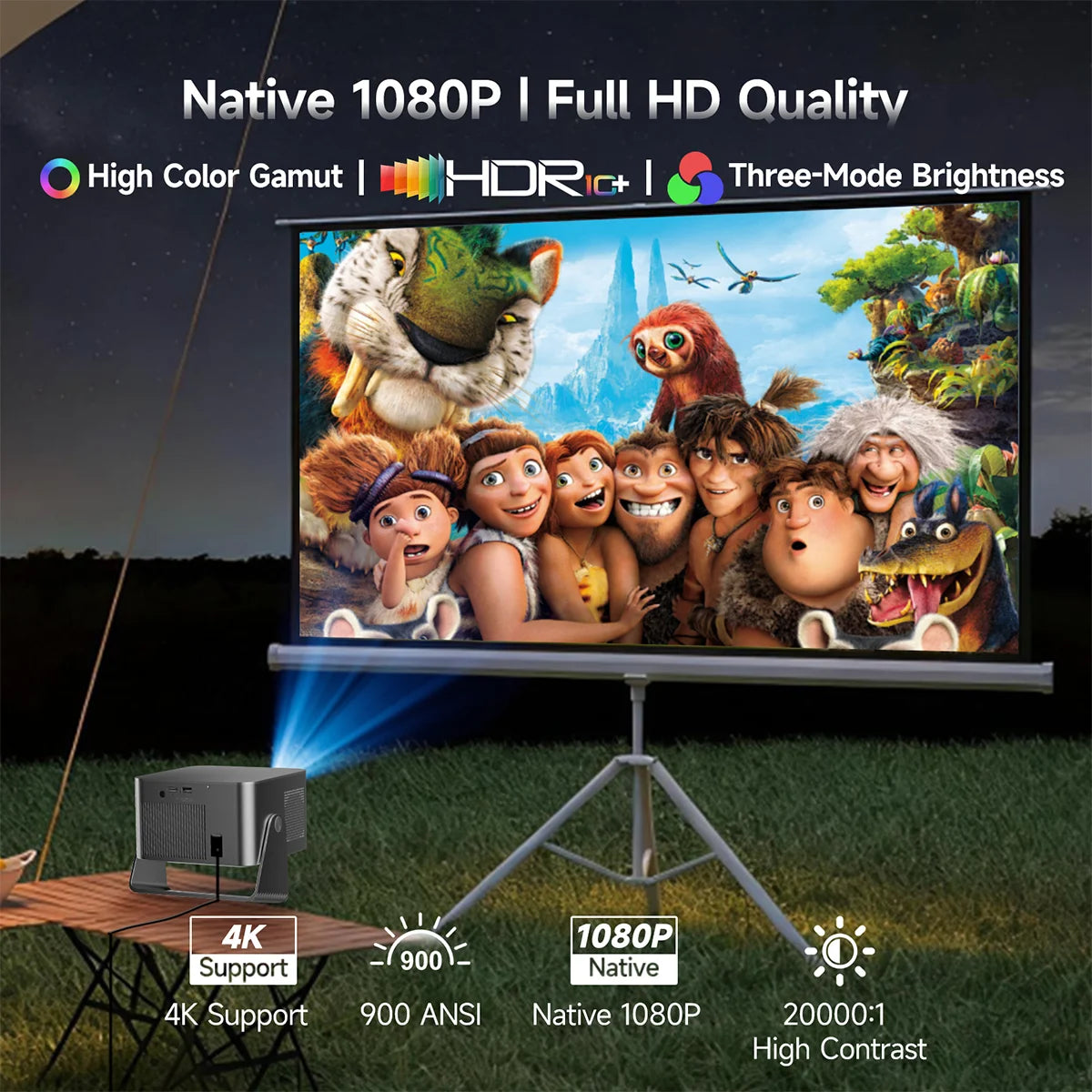 Vidéoprojecteur Magcubic HY350GTV Full HD 1080p avec Google TV