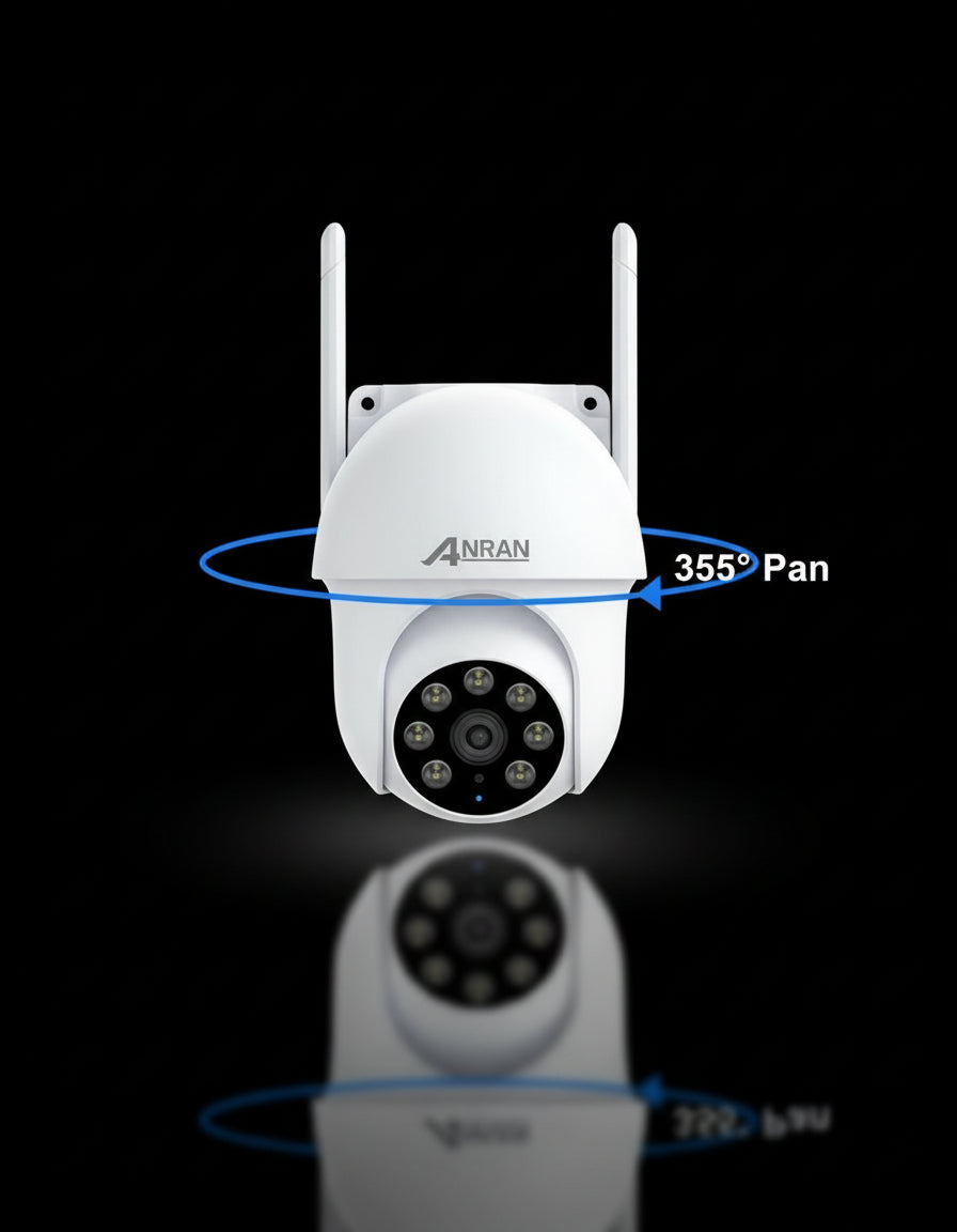 Pack 4 Caméras ANRAN 5MP WiFi 5G Enregistrement 24/7 IP66