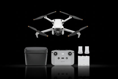 Drone DJI Mini 3 4K HDR 249g - Fly More Combo EU - 38 Min Vol - Prise de Vue Verticale - Stabilisation 3 Axes