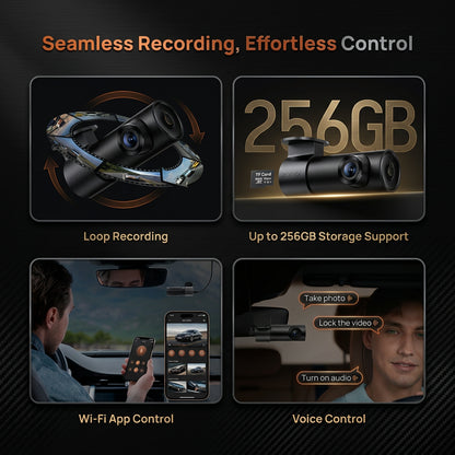 70mai M310 Plus – Dashcam 2K 1440p, Wi-Fi et grand-angle 143°
