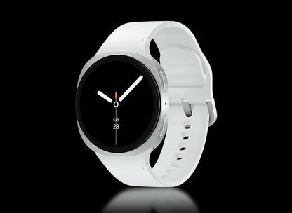 Samsung Galaxy Watch 8 Super AMOLED 1.5" 32Go Bluetooth/LTE - Montre Connectée Santé Fitness - Blanc 44mm Premium