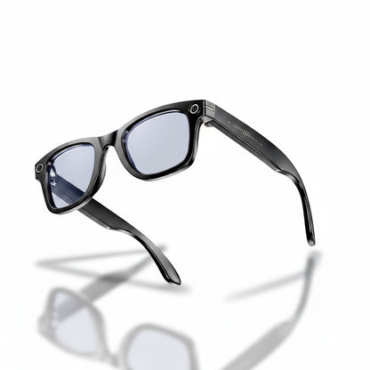 GUHUAVMI W610 — Lunettes Connectées IA | ChatGPT 4.0, Traducteur IA, Caméra 800W, Verres Anti-Lumière Bleue & Étanche