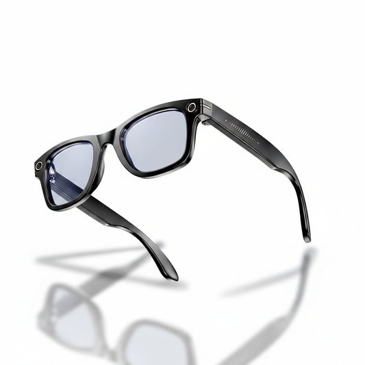 GUHUAVMI W610 — Lunettes Connectées IA | ChatGPT 4.0, Traducteur IA, Caméra 800W, Verres Anti-Lumière Bleue & Étanche