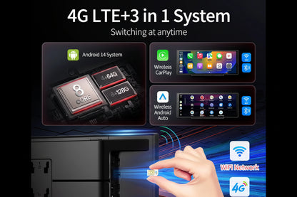 Dashcam Rétroviseur Imagebon M70 11.4" Android 14 8+128Go CarPlay 4G