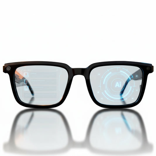 Lunettes Connectées AZNM V03-T5 — Caméra 8MP 4K, Audio Bluetooth & IA