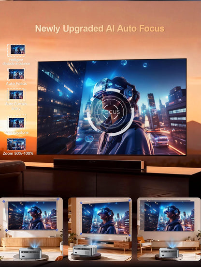 Vidéoprojecteur ThundeaL TD98 Mini Full HD Android | Wi-Fi 6 & Autofocus