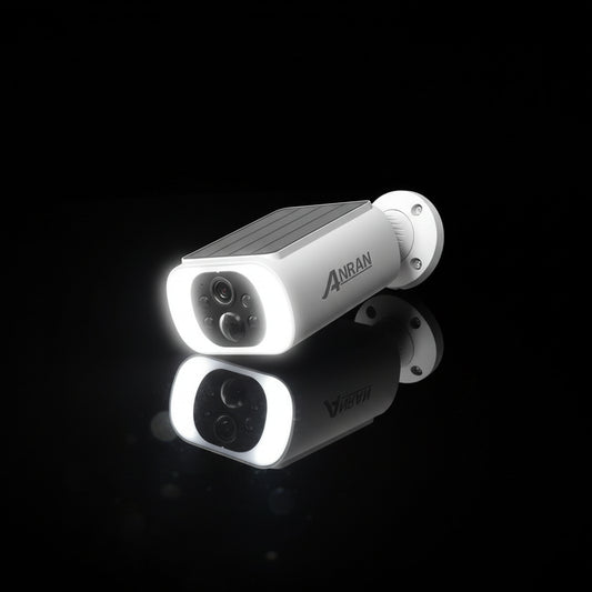 Pack 3 Caméras WiFi Solaires ANRAN 3MP - Vision Nocturne Couleur