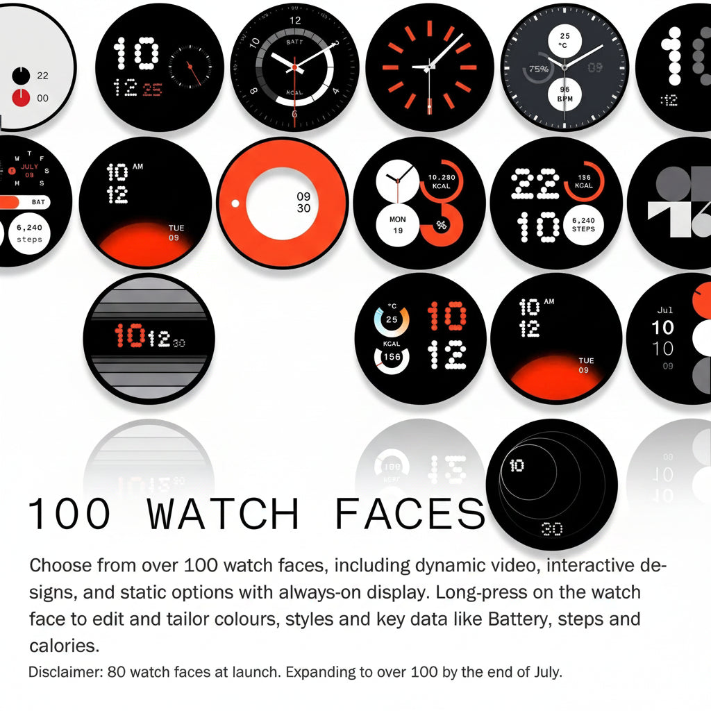 CMF by Nothing Watch Pro 2 – Montre Connectée AMOLED 1,32" | GPS | Appels Bluetooth | 13 jours d'autonomie