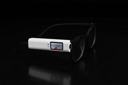 Lunettes Caméra 2.7K HD WiFi Enregistrement Vidéo Audio - Smart Glasses Contrôle APP 128Go Angle 120°