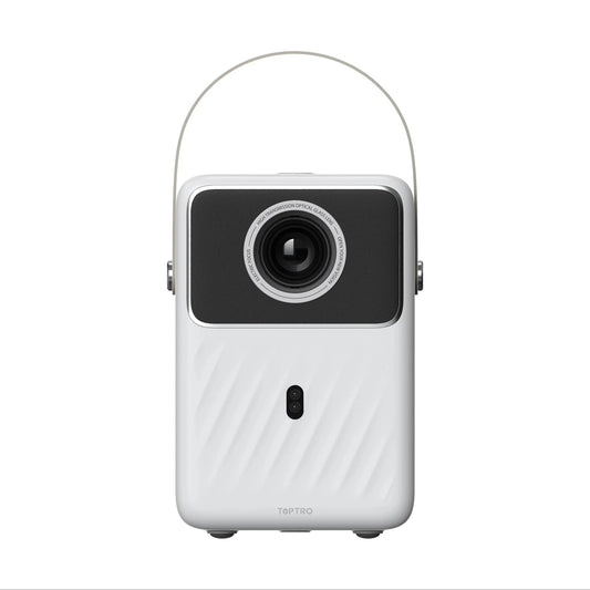 TOPTRO B1 – Vidéoprojecteur Portable | 400 ANSI | 1080P | Batterie Intégrée | Android TV | Wi-Fi 5G