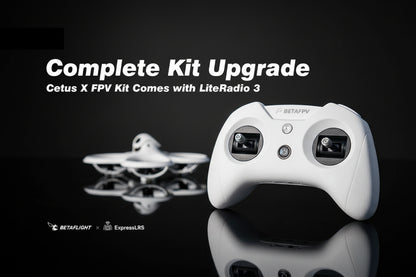 Kit Drone FPV BETAFPV Cetus X Racing + Radiocommande 3CH + Lunettes VR03 - Quadricoptère Immersif Débutant