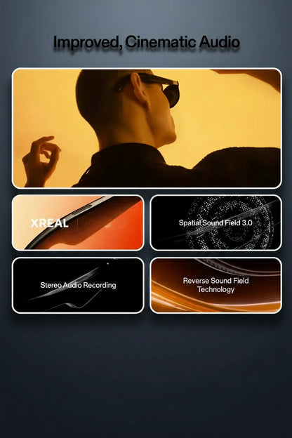 XREAL One — Lunettes AR Smart Glass | FOV 50° | Puce X1 | 3DoF Natif
