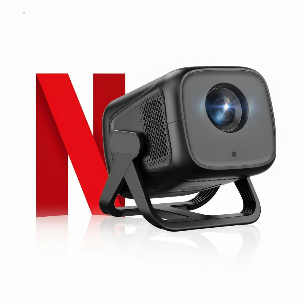 XGODY – Vidéoprojecteur 4K | 450 ANSI | Android 11 | Wi-Fi 6 | Autofocus | Home Cinéma