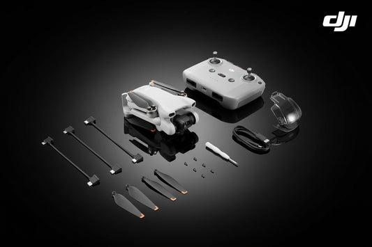 DJI Mini 3 Drone Caméra 4K HDR - Ultra-Léger 249g avec DJI RC-N1 et 38 Min d'Autonomie -
