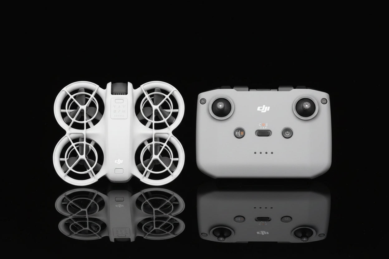 Drone DJI NEO Fly More Combo 4K Stabilisé Suivi IA - Mini Drone FPV Décollage Paume - Kit Complet 3 Batteries