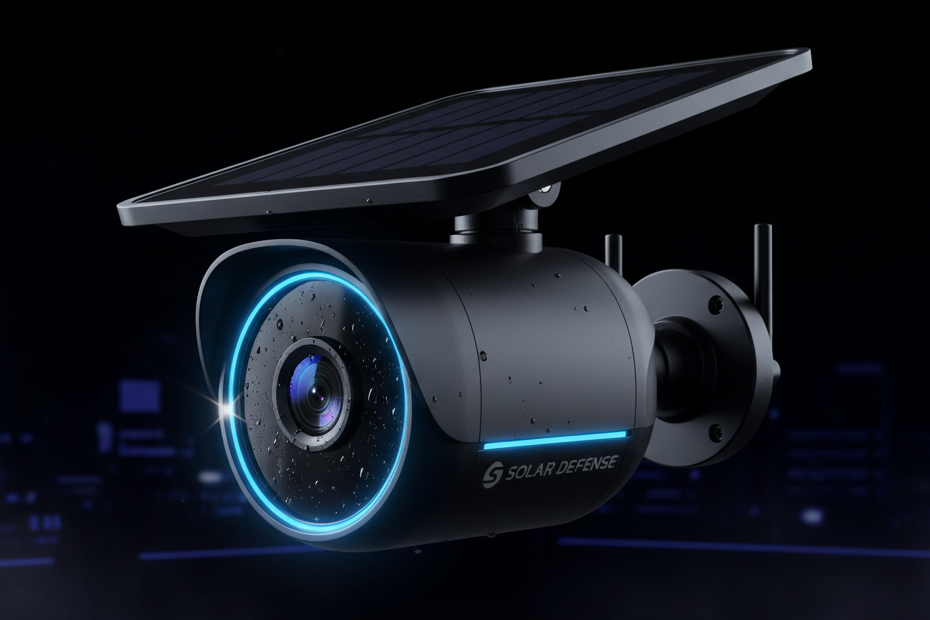 Caméra extérieure solaire cinématique 5