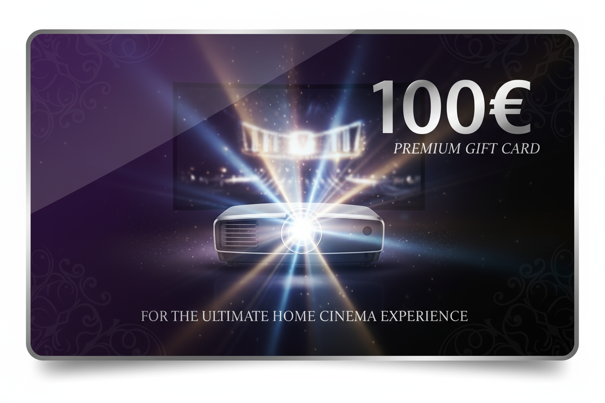 Carte cadeau 100 euros vidéoprojecteur