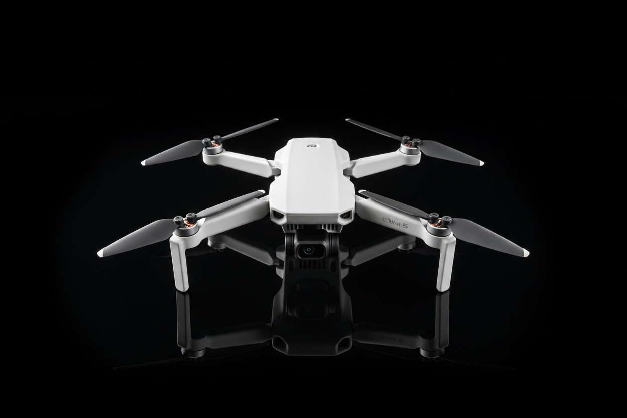 Drone DJI Mini 5 - Vue dessus