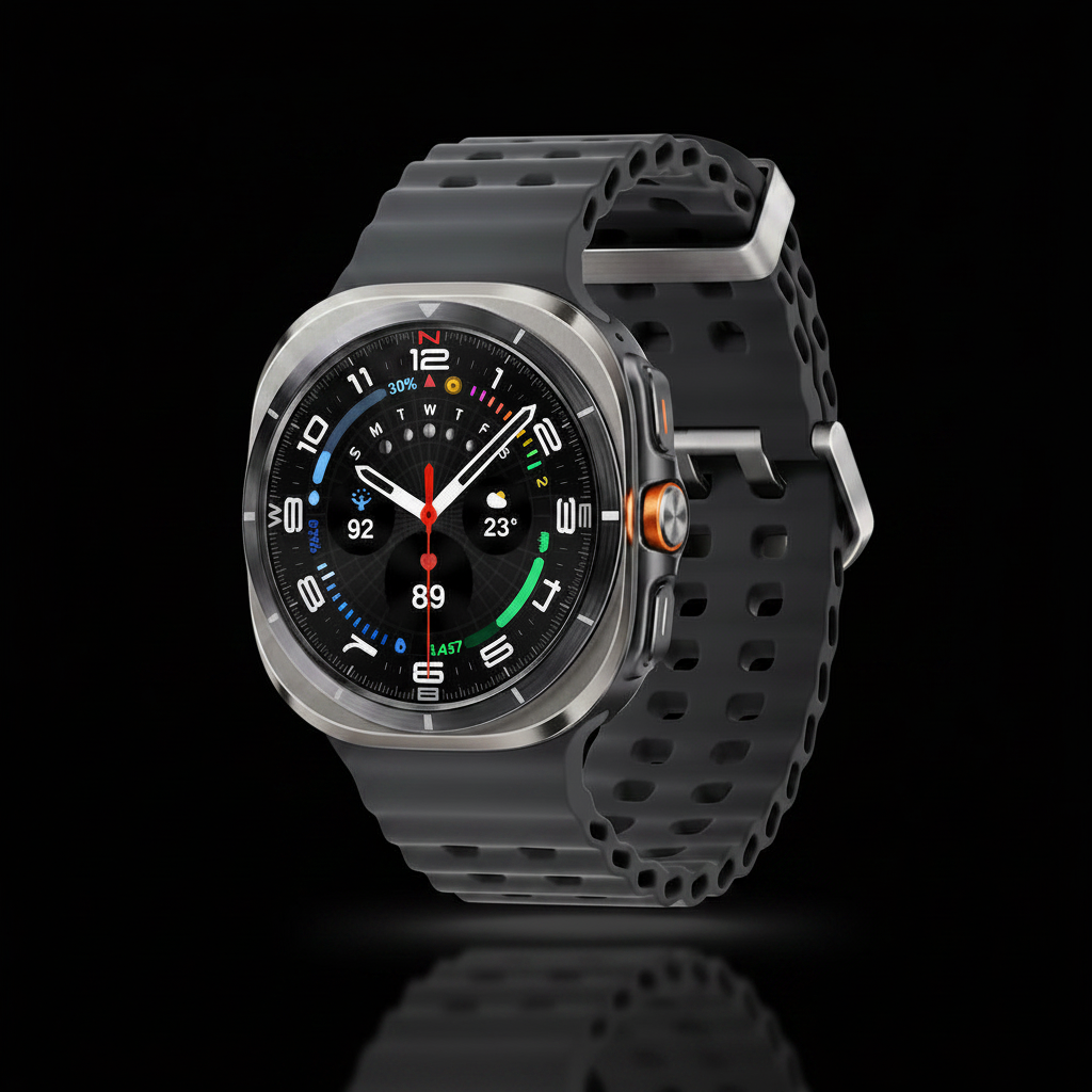 Samsung Galaxy Watch Ultra Silver - Vue 1