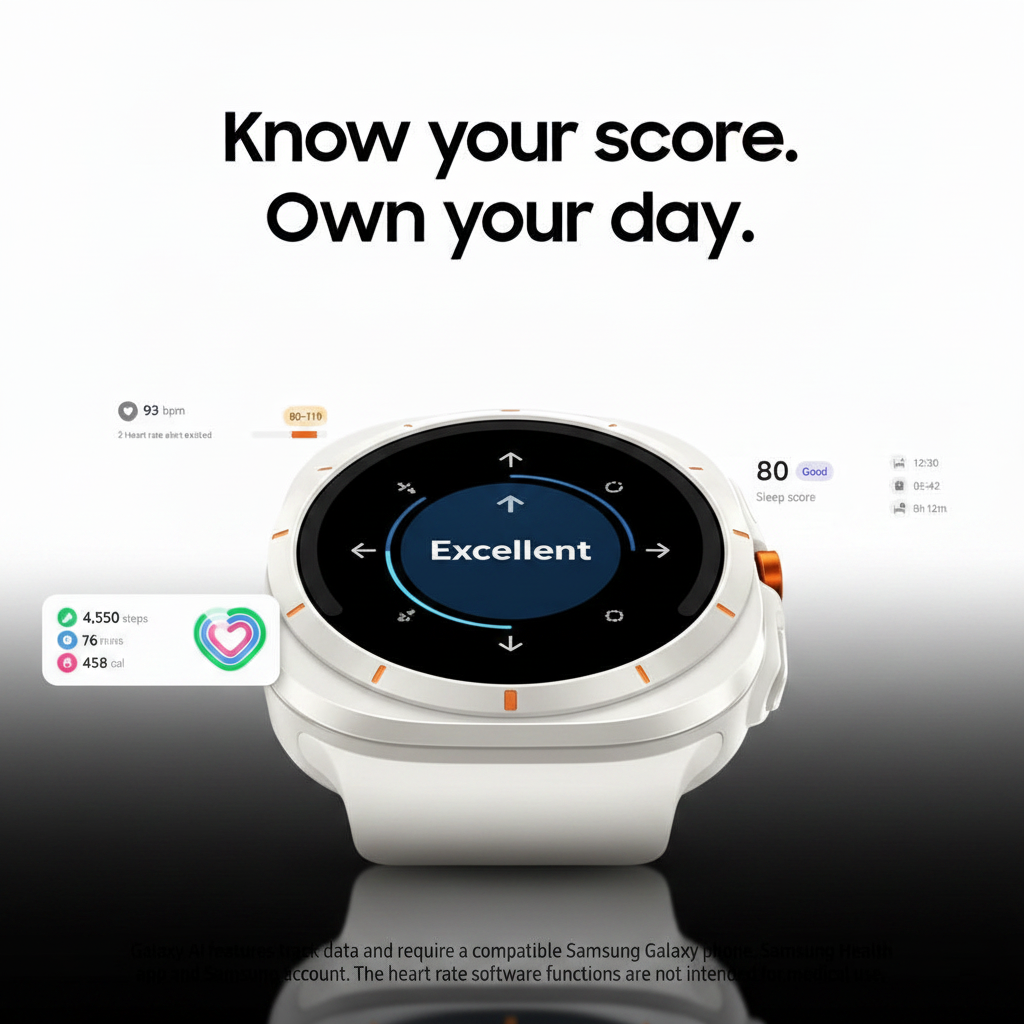 Samsung Galaxy Watch Ultra White - Vue 3